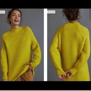 Anthropologie Bia Mock Tunic Sweater